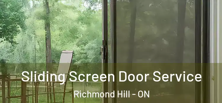  Sliding Screen Door Service Richmond Hill - ON